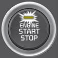 Kia Carnival: ENGINE START/STOP button position Kia Carnival: ENGINE START/STOP button position. Redish orange