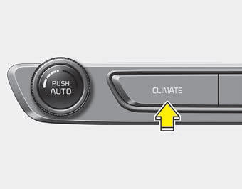 Kia Carnival: Outside thermometer Kia Carnival: Outside thermometer. Press the climate information screen selection button to display climate information