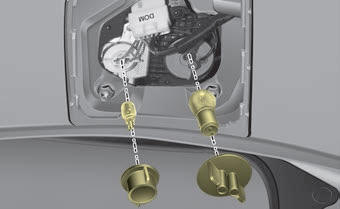 Kia Carnival: Rear combination lamp bulb replacement Kia Carnival: Rear combination lamp bulb replacement. Type A