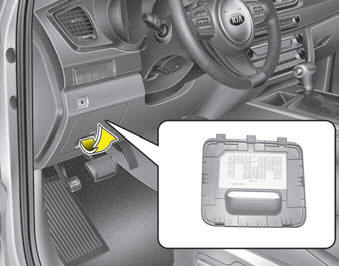 Kia Carnival: Fuse/relay panel description Kia Carnival: Fuse/relay panel description. Inside the fuse/relay panel covers, you can find the fuse/relay label describing
