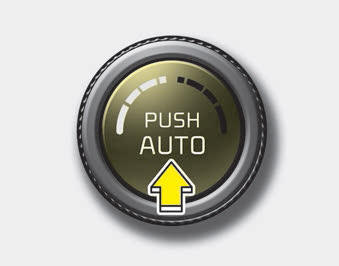 Kia Carnival: Automatic heating and air conditioning Kia Carnival: Automatic heating and air conditioning. 1. Press the AUTO button. The modes, fan speeds, air intake and air-conditioning