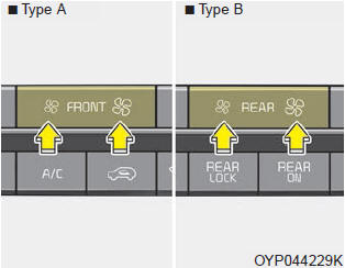 Kia Carnival: Outside thermometer Kia Carnival: Outside thermometer. The fan speed can be set to the desired speed by operating the fan speed control
