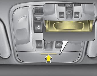 Kia Carnival: Accessories Kia Carnival: Accessories. The mirror is a convenient feature to help the front passenger talk with rear