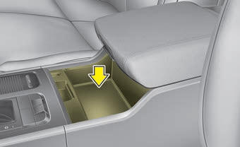 Kia Carnival: Storage compart Kia Carnival: Storage compart.