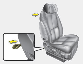 Kia Carnival: Rear seat adjustment Kia Carnival: Rear seat adjustment. To get out from the 3rd row seat,